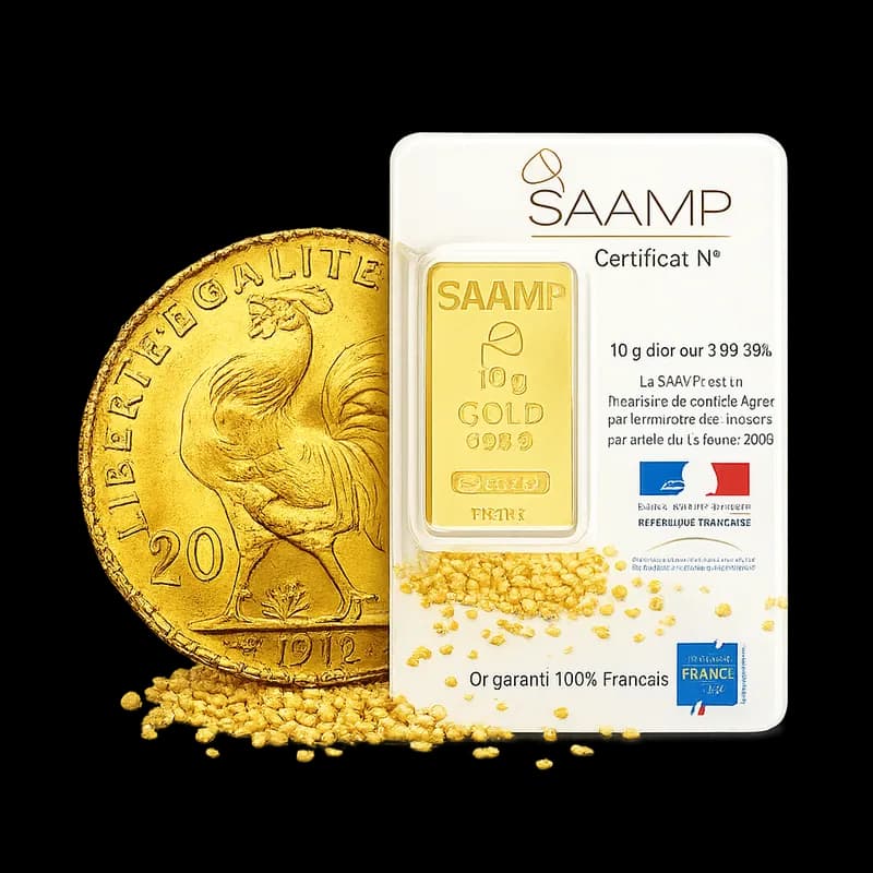 Lingots et pièces d'or d'investissement